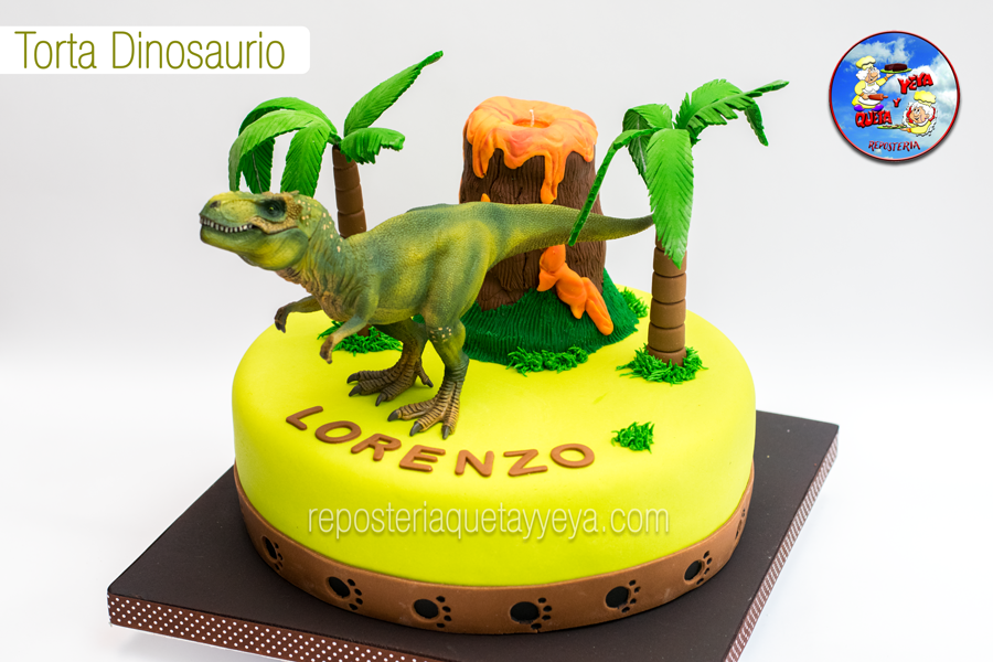 torta-dinosaurio - Repostería Queta y Yeya