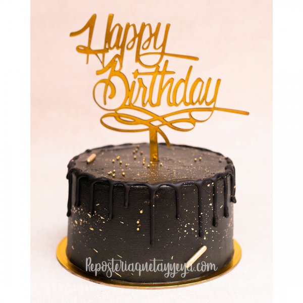 black and gold cake2